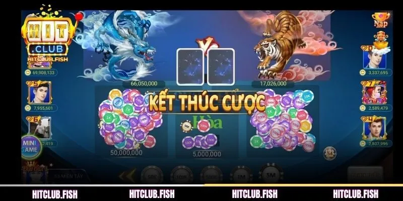Quy tắc trong game Rồng Hổ cơ bản